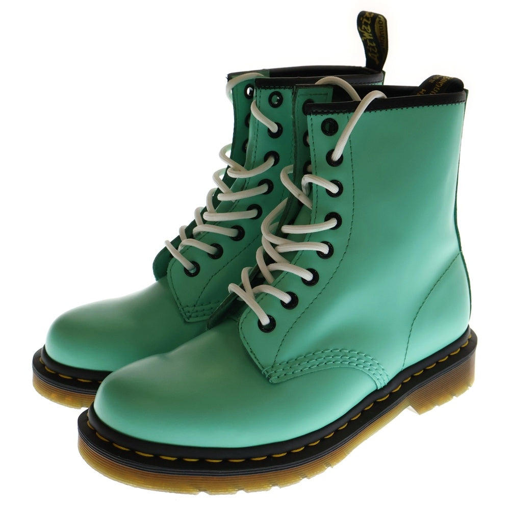 Dr.Martens(ドクターマーチン) PEPPERMINT GREEN SMOOTH 8ホール レザーブーツ グリーン 26069983 レディース