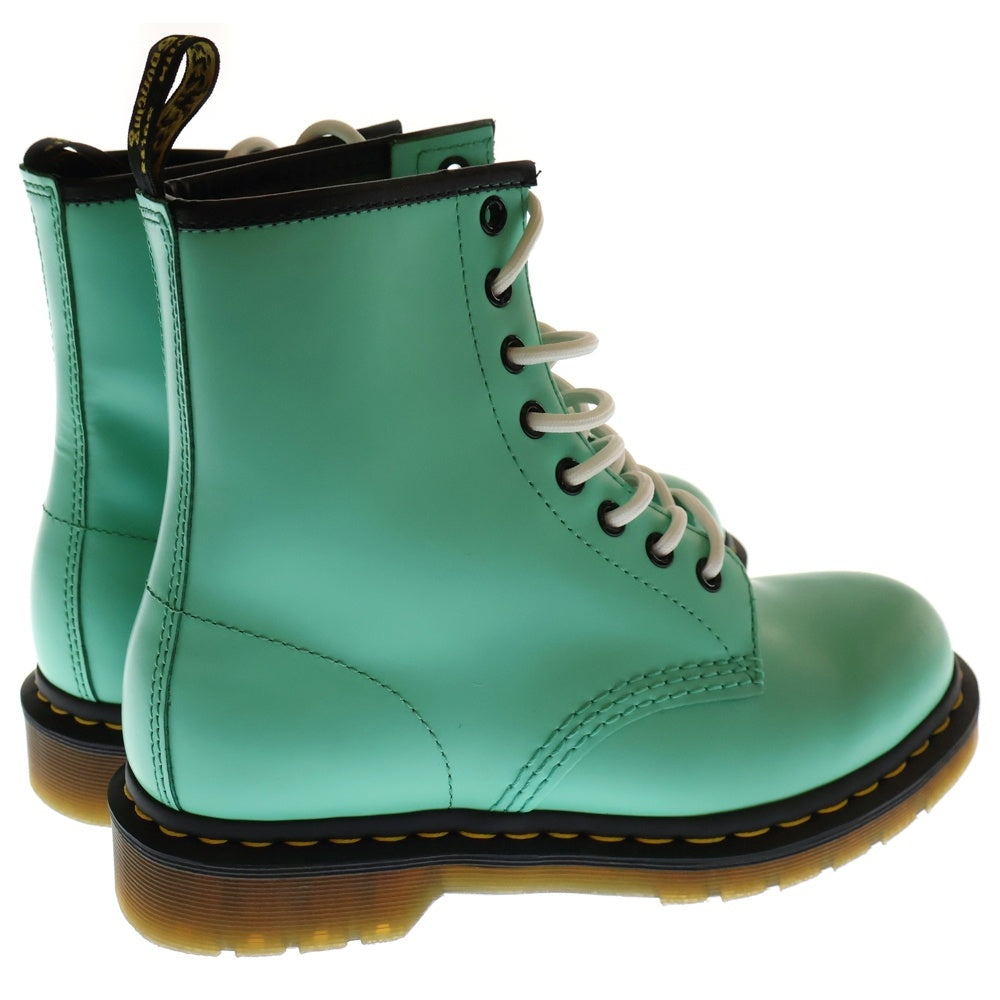 Dr.Martens(ドクターマーチン) PEPPERMINT GREEN SMOOTH 8ホール レザーブーツ グリーン 26069983 レディース