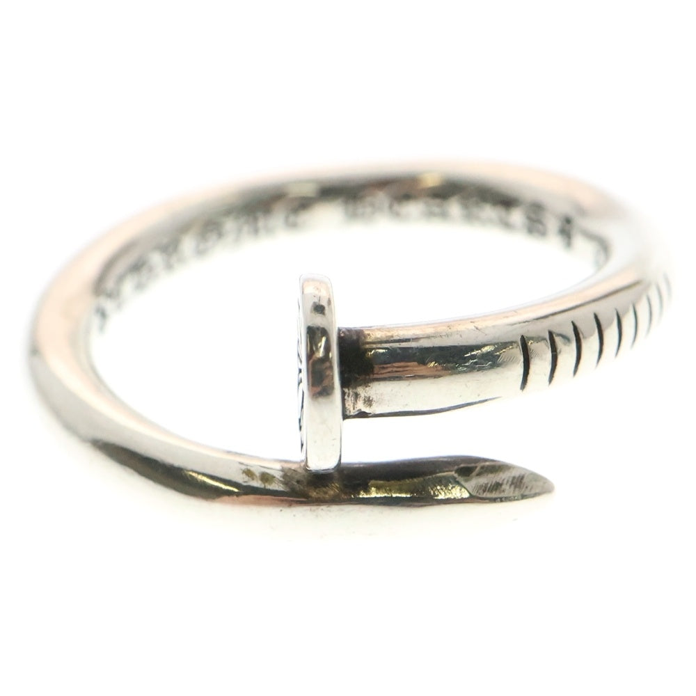 CHROME HEARTS(クロムハーツ) NAIL FLAT ネイル フラット リング シルバー BCA350