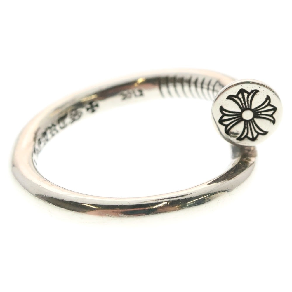 CHROME HEARTS(クロムハーツ) NAIL FLAT ネイル フラット リング シルバー BCA350