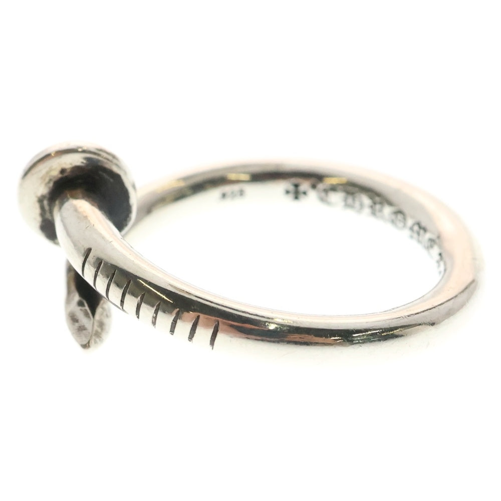 CHROME HEARTS(クロムハーツ) NAIL FLAT ネイル フラット リング シルバー BCA350