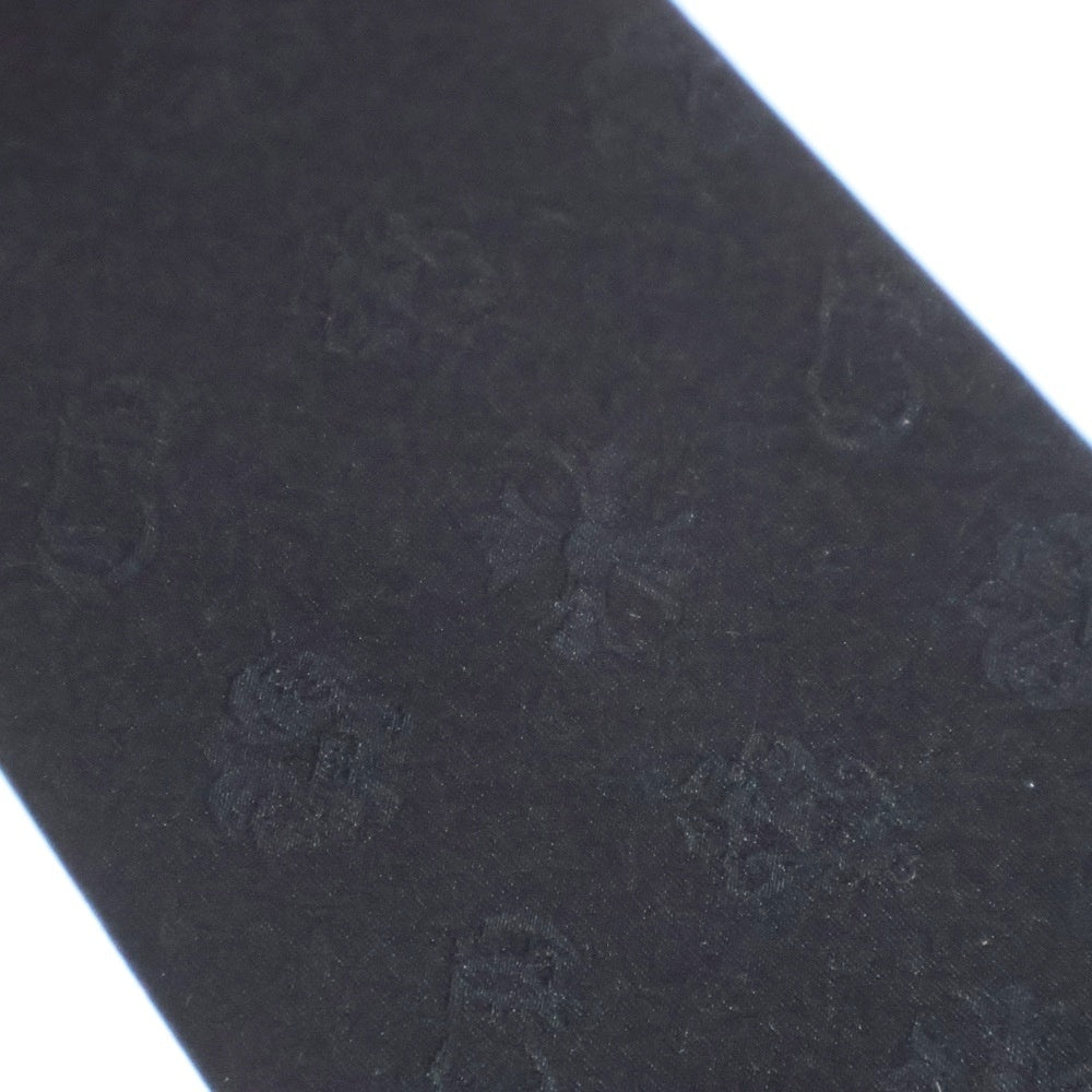 CHROME HEARTS(クロムハーツ) マルチ総柄 シルクネクタイ ブラック