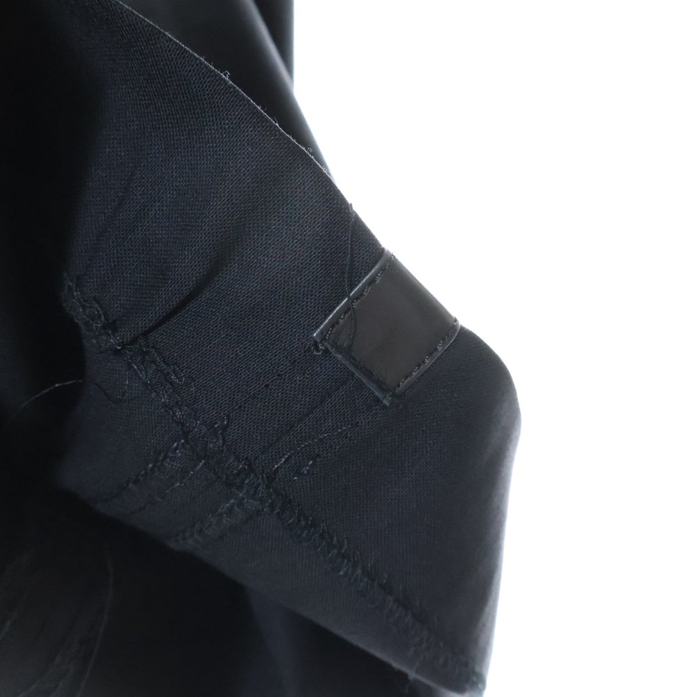 CHROME HEARTS(クロムハーツ) TAXEDO V1J SIDE サイドレザーライン入り タキシードパンツ スラックスパンツ レディース ブラック