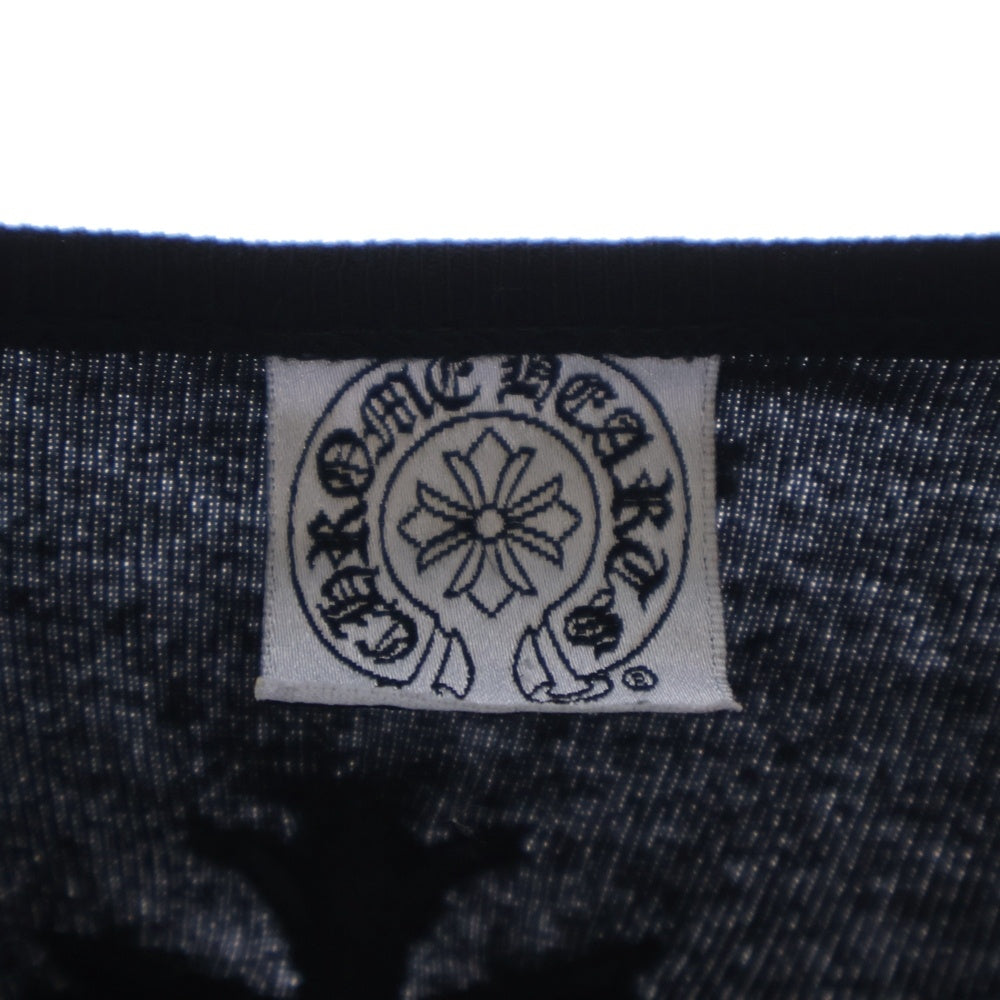 CHROME HEARTS(クロムハーツ) OLD オールド アーム ヴァインダガー刺繍 クルーネック 長袖Tシャツ