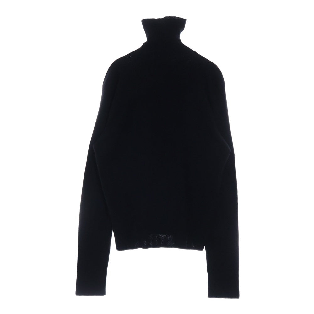 CHROME HEARTS(クロムハーツ) M-CASH LS TURTLE 袖クロスパッチ付き タートルネックセーター ニット ブラック アフター
