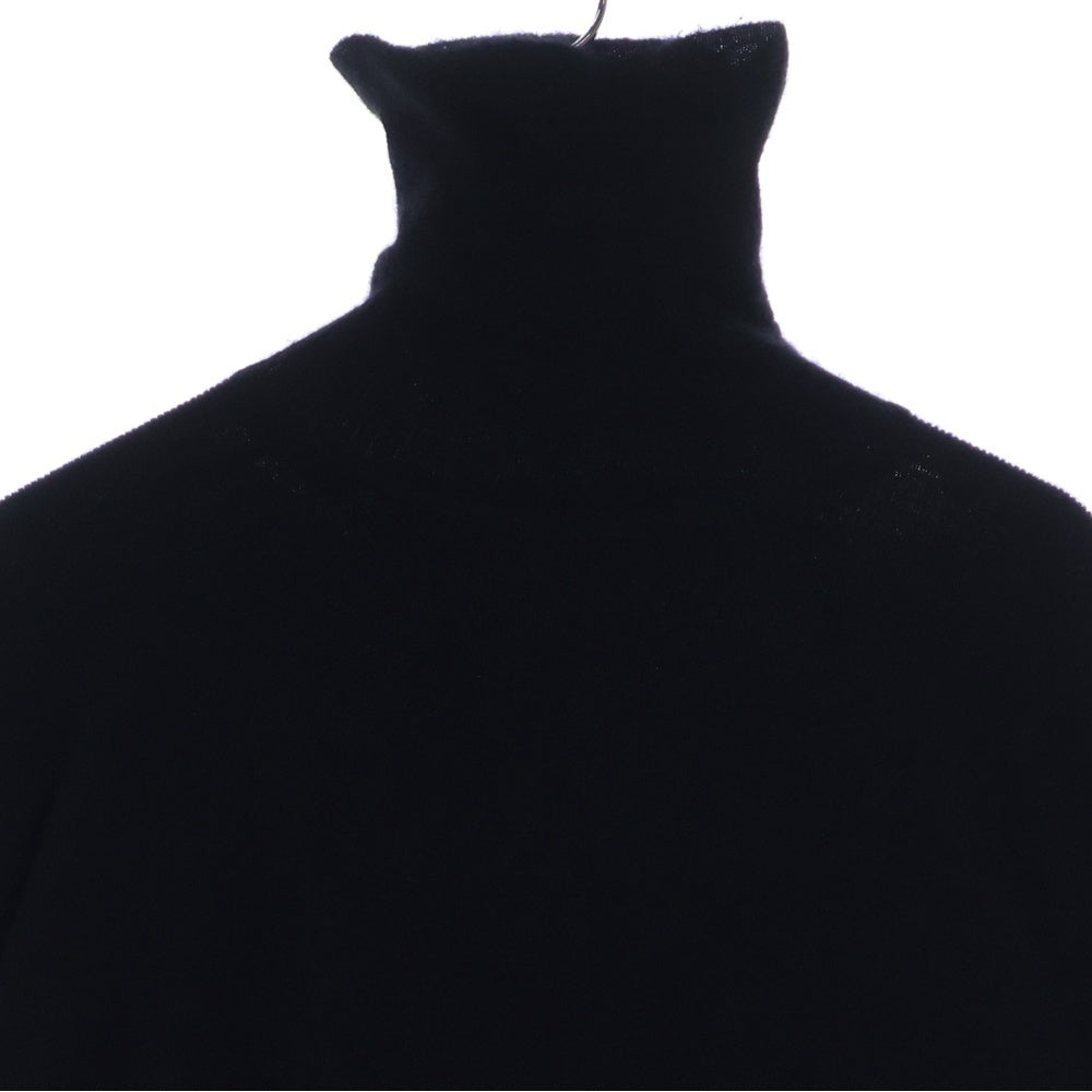 CHROME HEARTS(クロムハーツ) M-CASH LS TURTLE 袖クロスパッチ付き タートルネックセーター ニット ブラック アフター