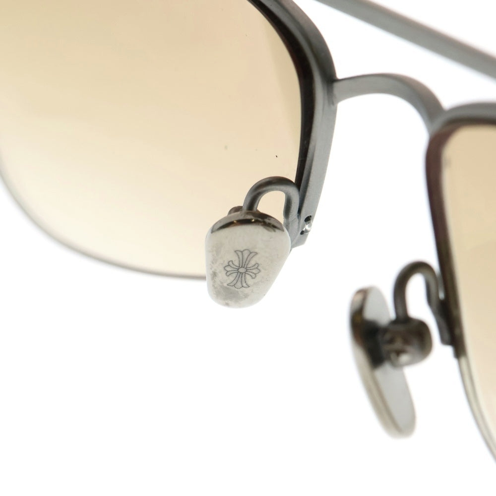 CHROME HEARTS(クロムハーツ) TITANIUM チタニウム アイウェア サングラス シルバー/ゴールド