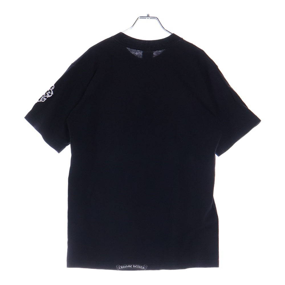 CHROME HEARTS(クロムハーツ) OLD DAGGER S/S TEE オールド ヴァインダガー アームプリント クルーネック 半袖Tシャツ カットソー ブラック