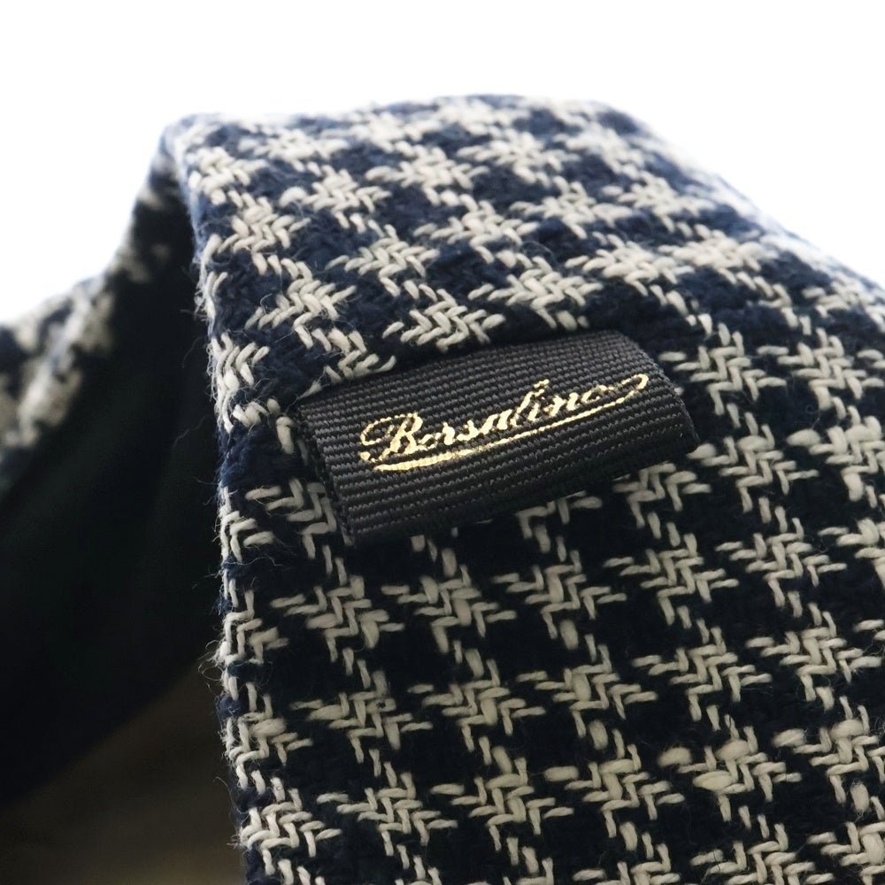 Borsalino(ボルサリーノ) ハンチング 千鳥格子 イタリア製 B15113