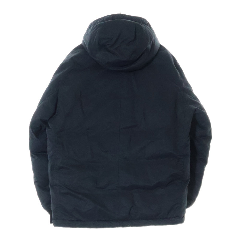 STONE ISLAND(ストーンアイランド) 22AW OPAQUE NYLON TWILL DOWN フード付 ナイロン ダウンジャケット ブラック 771541421
