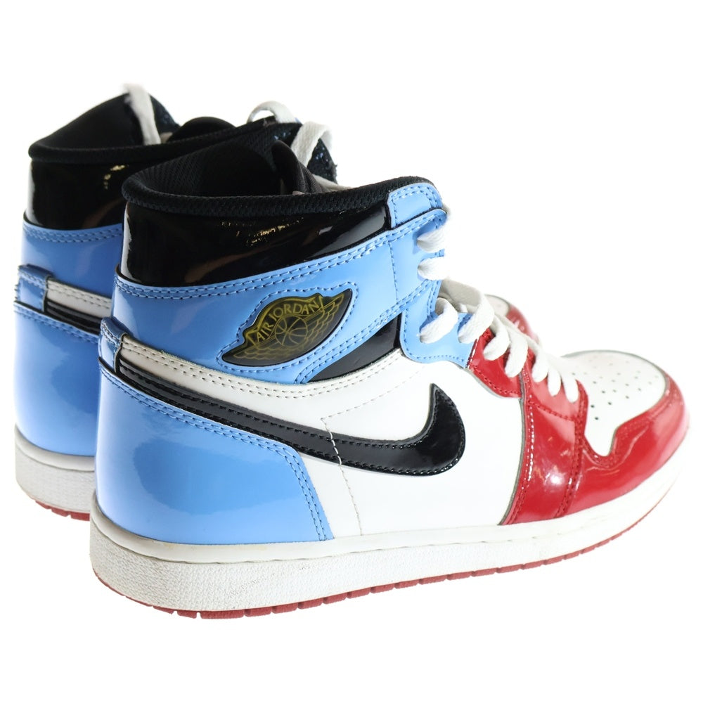NIKE(ナイキ) AIR JORDAN1 HIGH OG FEARLESS エアジョーダン1 ハイカットスニーカー フィアレス レッド/ブルー US8/26cm CK5666-100