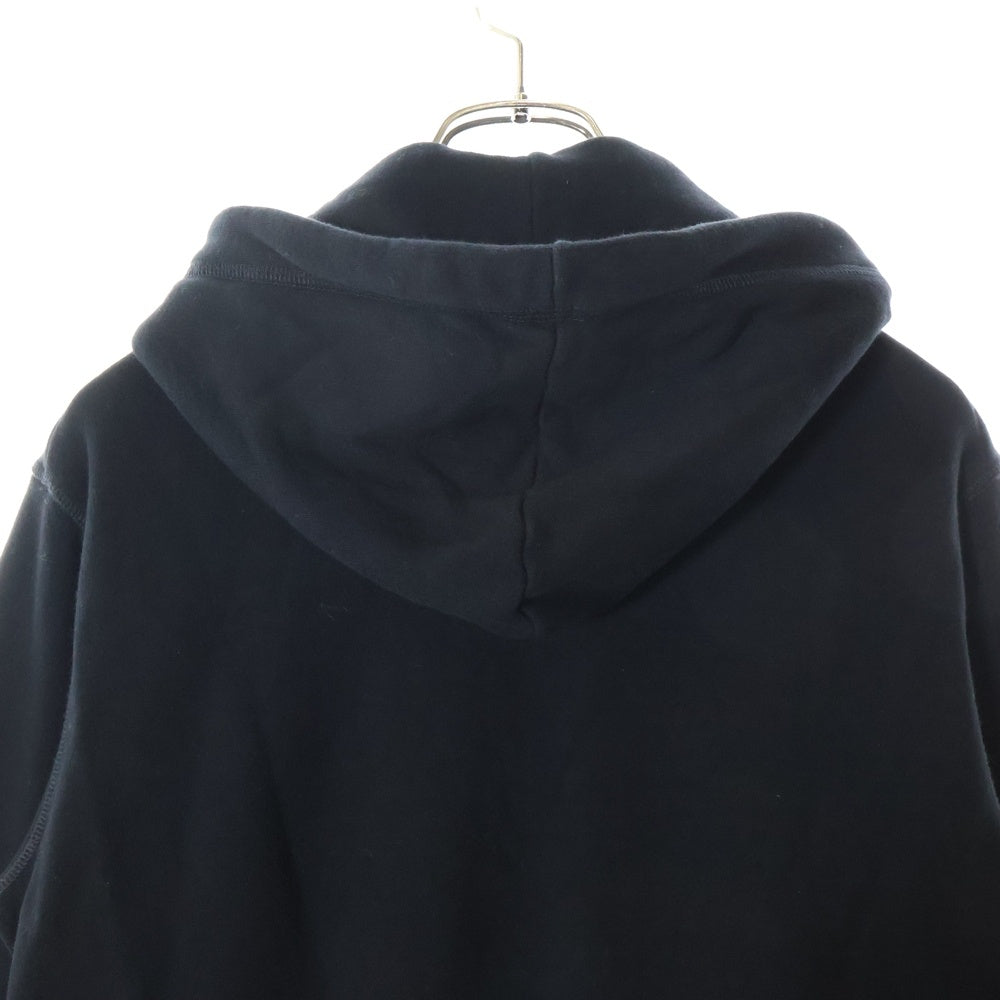DSQUARED2(ディースクエアード) フロントロゴ ジップアップパーカー S79HG0004 S25042フーディー ブラック