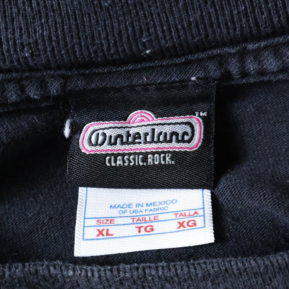 VINTAGE(ヴィンテージ) 90s John lennon ジョンレノン フロントプリント クルーネック 半袖Tシャツ ブラック