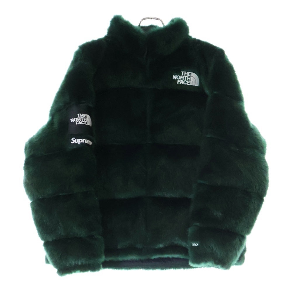 SUPREME(シュプリーム) 20AW×THE NORTH FACE Faux Fur Nuptse Jacket ノースフェイス ファー ヌプシ ダウンジャケット ブラック NF0A55VT