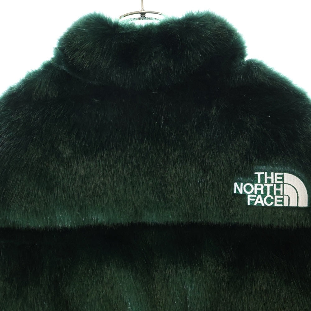 SUPREME(シュプリーム) 20AW×THE NORTH FACE Faux Fur Nuptse Jacket ノースフェイス ファー ヌプシ ダウンジャケット ブラック NF0A55VT