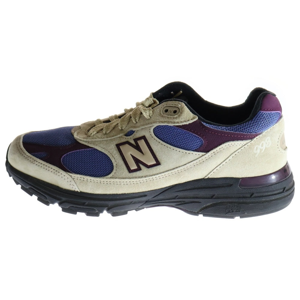 New Balance(ニューバランス) ×Aime Leon dore 993 Taupe MR993ALL エメ レオン ドレ ローカットスニーカー ベージュ/ブルー/パープル US9.5/27.5cm