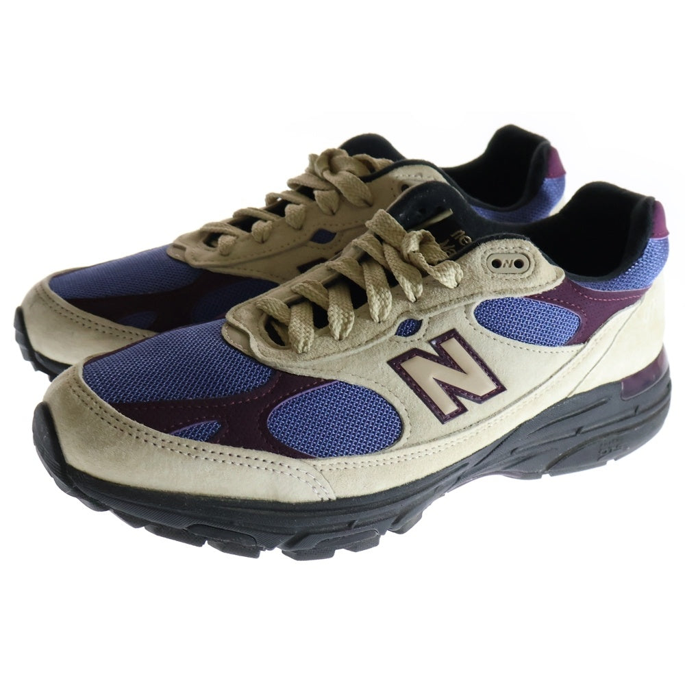 New Balance(ニューバランス) ×Aime Leon dore 993 Taupe MR993ALL エメ レオン ドレ ローカットスニーカー ベージュ/ブルー/パープル US9.5/27.5cm