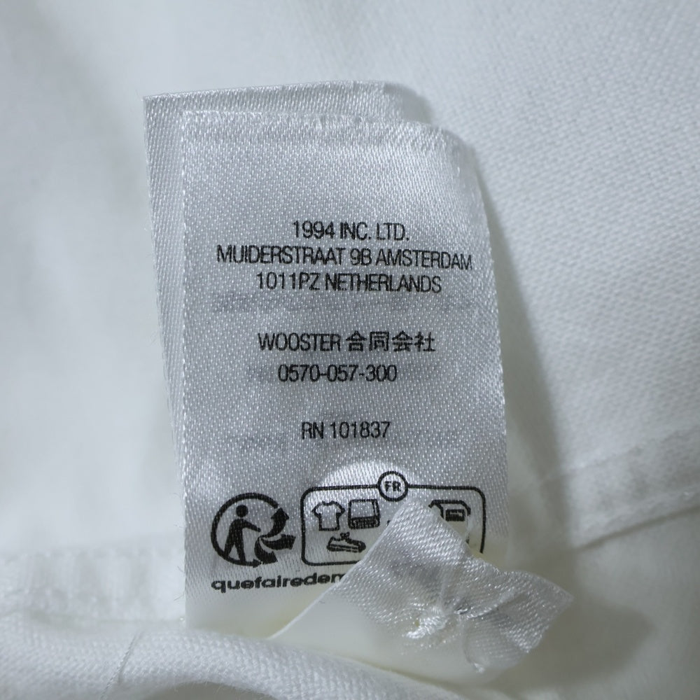 SUPREME(シュプリーム) 23SS Loose Fit S/S Oxford Shirt ルーズフィットショートスリーブ半袖シャツ ホワイト