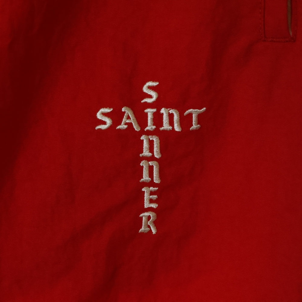 SAINT MICHAEL(セントマイケル) 23AW TRACK PANTS SIDE TAPE サイドライントラックパンツ レッド SM-YS8-0000-067