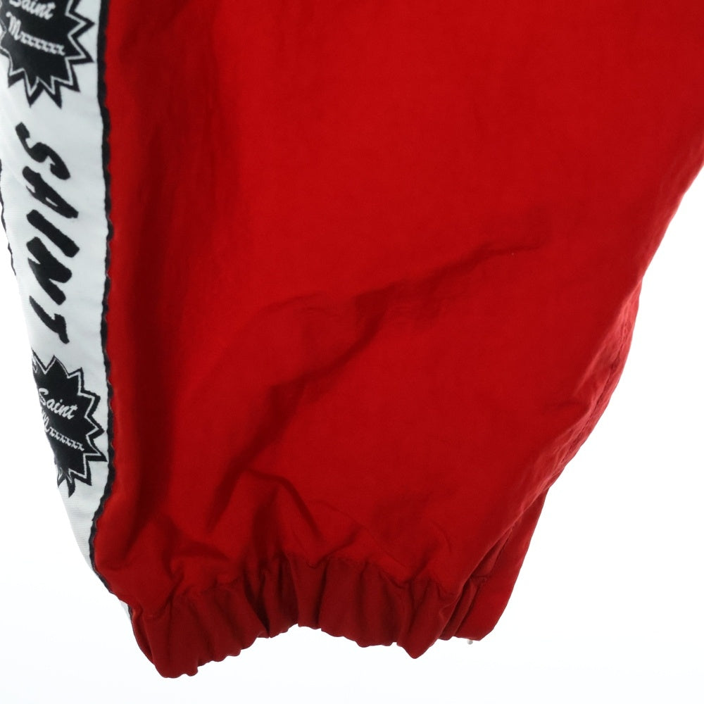 SAINT MICHAEL(セントマイケル) 23AW TRACK PANTS SIDE TAPE サイドライントラックパンツ レッド SM-YS8-0000-067