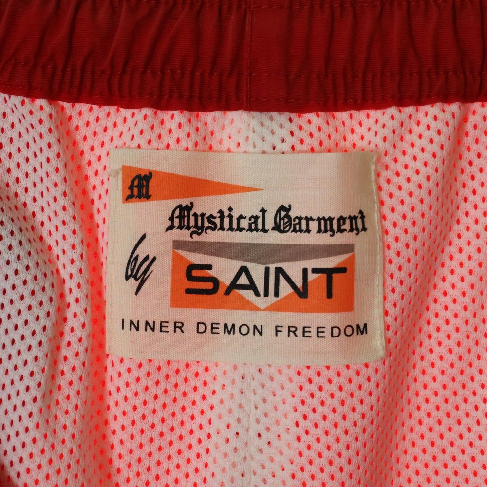 SAINT MICHAEL(セントマイケル) 23AW TRACK PANTS SIDE TAPE サイドライントラックパンツ レッド SM-YS8-0000-067