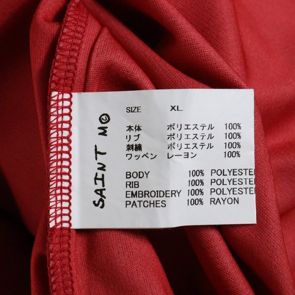 SAINT MICHAEL(セントマイケル) 24AW SOCCER SHIRT FAITH サッカーシャツ フットボールTシャツ ブラック SM-YS1-0000-022