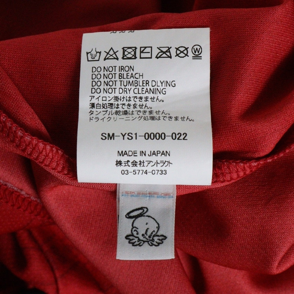 SAINT MICHAEL(セントマイケル) 24AW SOCCER SHIRT FAITH サッカーシャツ フットボールTシャツ ブラック SM-YS1-0000-022