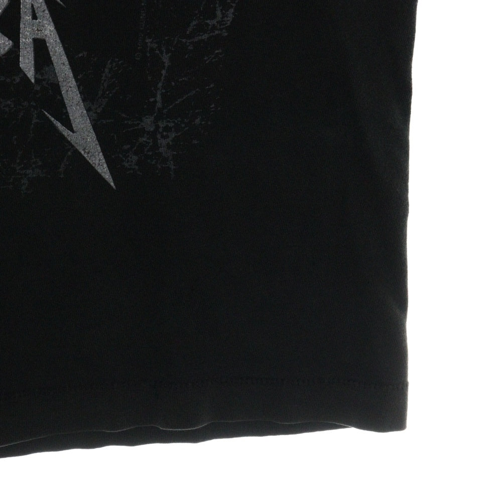 VINTAGE(ヴィンテージ) 90s METALLICA GUNS メタリカ ガンズ 両面プリント クルーネック 半袖Tシャツ ブラック