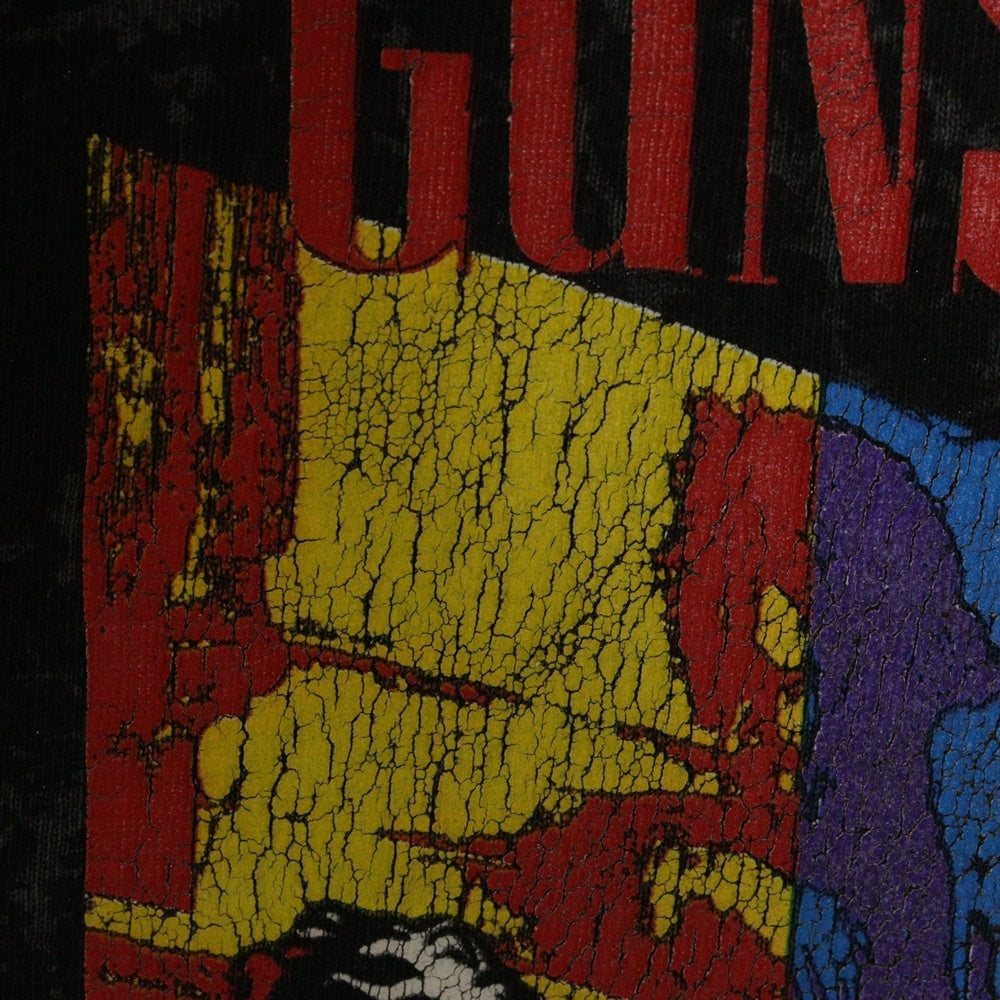 VINTAGE(ヴィンテージ) 90s METALLICA GUNS メタリカ ガンズ 両面プリント クルーネック 半袖Tシャツ ブラック