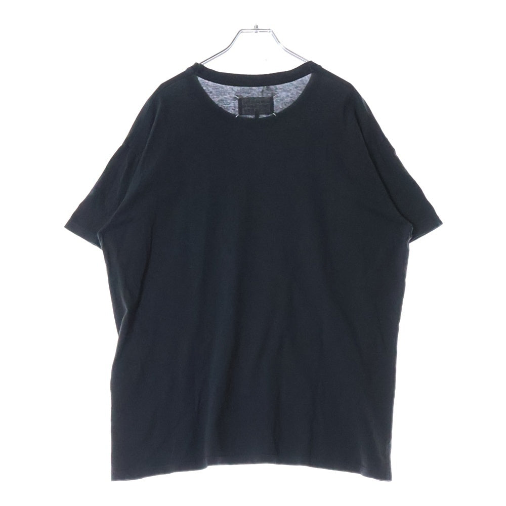 Maison Margiela(メゾンマルジェラ) 25SS スタンプロゴ オーバーサイズ半袖Tシャツ クルーネックカットソー ブラック S51GC0534