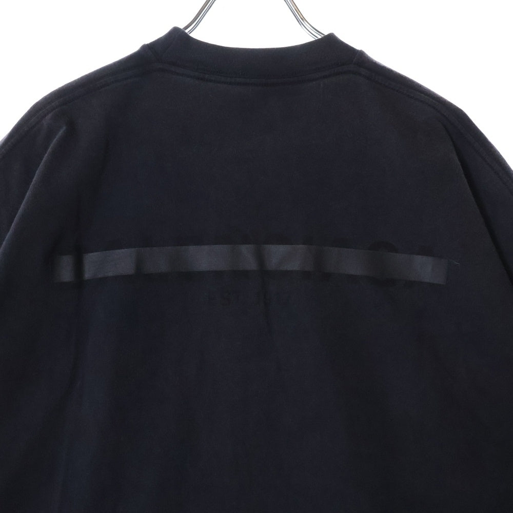 BALENCIAGA(バレンシアガ) STRIKE 1917 OVERSIZED T-SHIRT ロゴプリントオーバーサイズ半袖Tシャツ クルーネックカットソー ブラック 694576 TMVJ6
