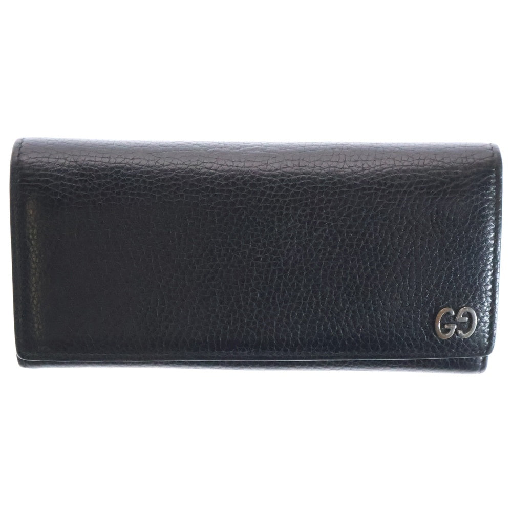 GUCCI(グッチ) DORIAN ドリアン レザーウォレット 長財布 ブラック 481727 A7M0N