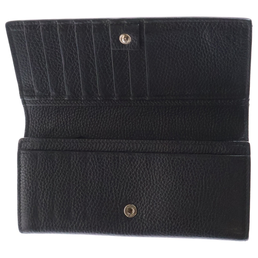 GUCCI(グッチ) DORIAN ドリアン レザーウォレット 長財布 ブラック 481727 A7M0N