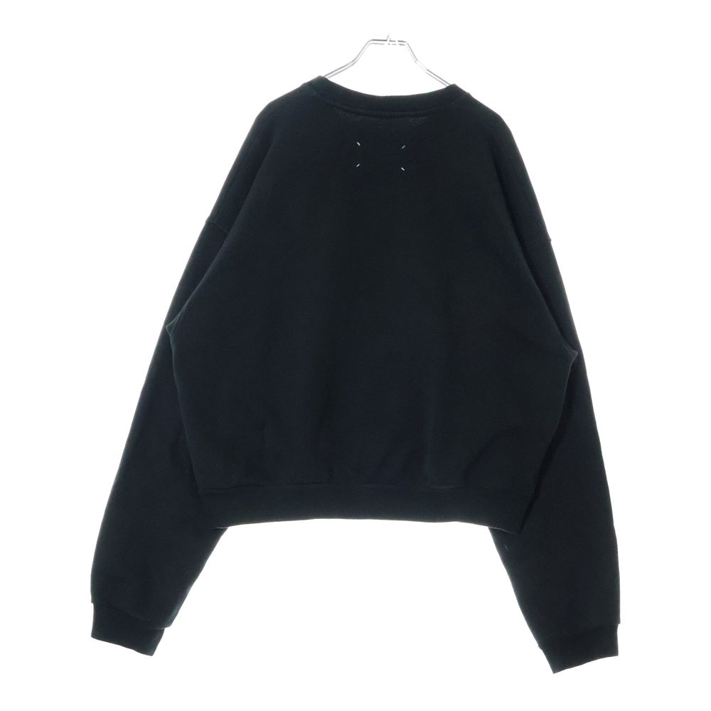 Maison Margiela 0(メゾンマルジェラ) 23SS ナンバリング ロゴ スウェット トレーナー ブラック S51GU0118