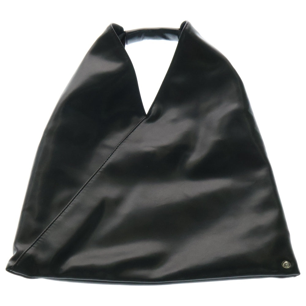MM6 Maison Margiela(エムエムシックスメゾンマルジェラ) JAPANESE BAG SMALL ジャパニーズ トートバッグ フェイクレザー ハンドバッグ ブラック