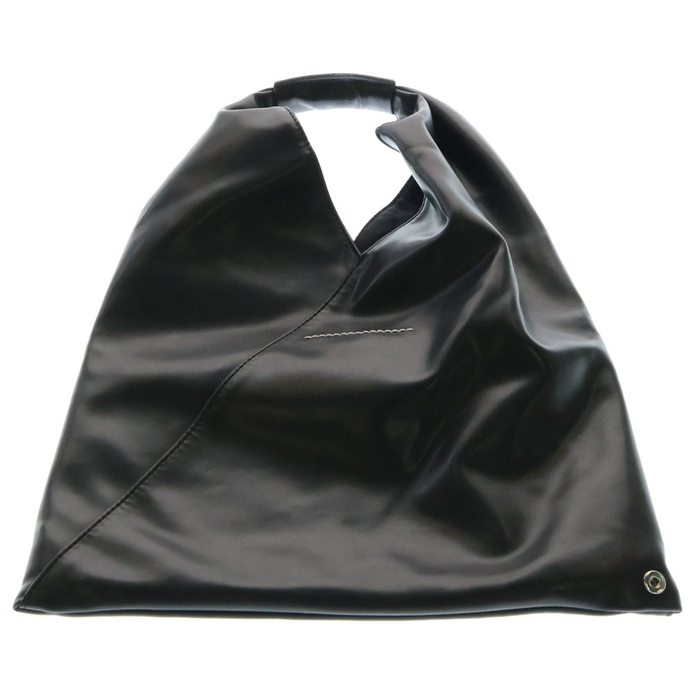 MM6 Maison Margiela(エムエムシックスメゾンマルジェラ) JAPANESE BAG SMALL ジャパニーズ トートバッグ フェイクレザー ハンドバッグ ブラック
