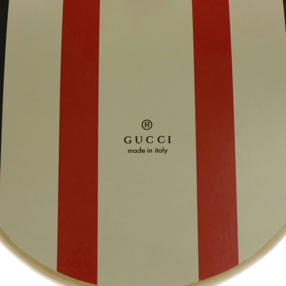 GUCCI(グッチ) インターロッキングG スケートボードデッキ ブラック/レッド