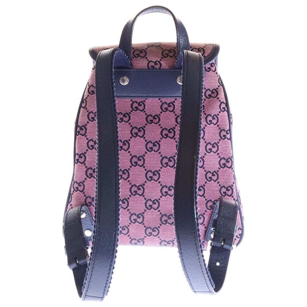 GUCCI(グッチ) GGキャンバス ミニリュック ピンク/ネイビー 630818 213317