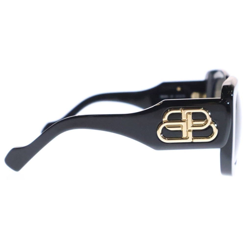 BALENCIAGA(バレンシアガ) 24SS Square Sunglasses サイドBB スクエア型 サングラス ブラック BB0069S