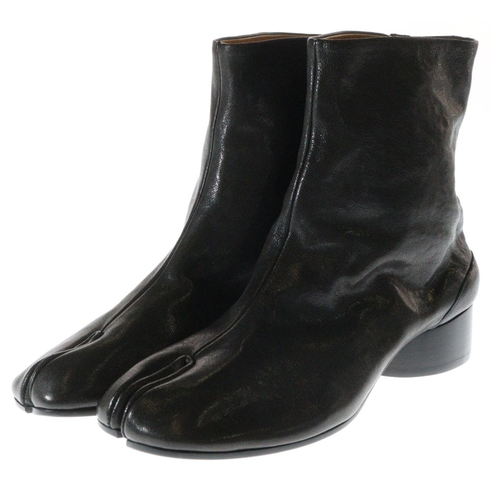 Maison Margiela 22(メゾンマルジェラ) TABI タビ レザー ショートブーツ レディース ブラック