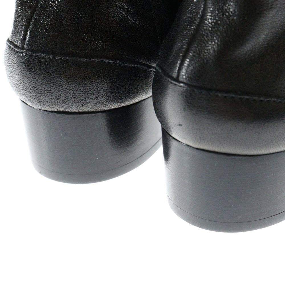 Maison Margiela 22(メゾンマルジェラ) TABI タビ レザー ショートブーツ レディース ブラック