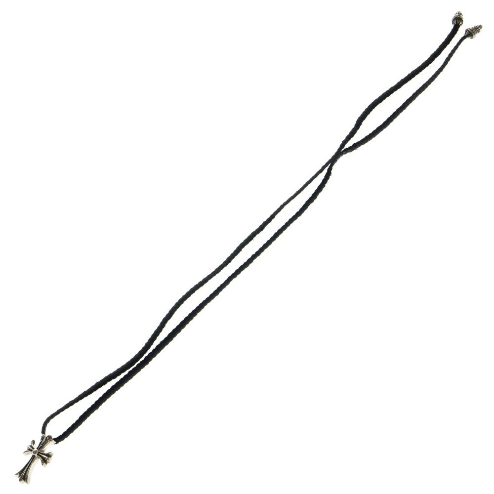CHROME HEARTS(クロムハーツ) CH CRS SMLスモールCHクロス BC ボロチップブレイド ネックレス シルバー BCA220