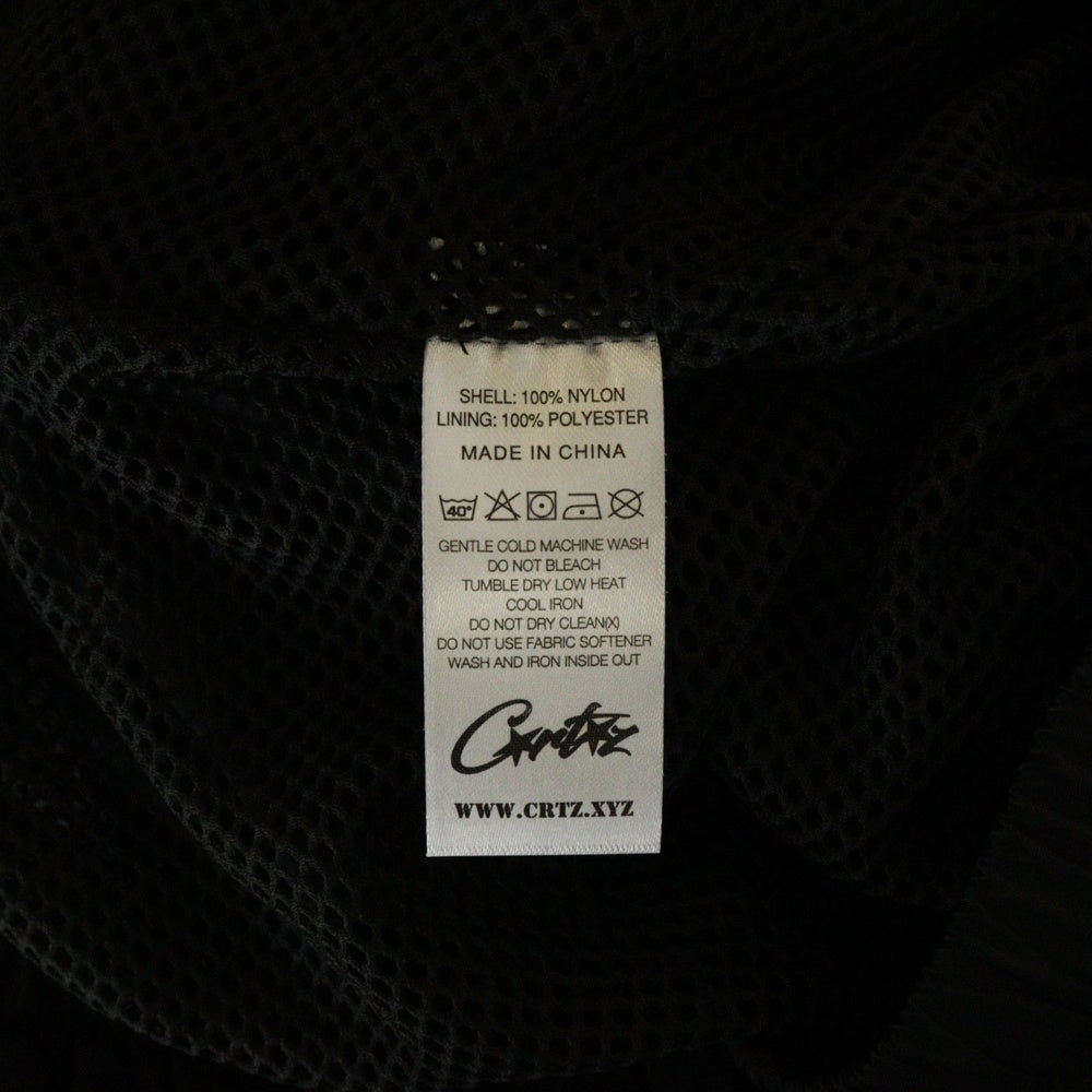Corteiz(コーテイズ) STRIPED LITEWORK JACKET ストライプ ライトワークジャケット ウインドブレーカージャケット ブラック/イエロー