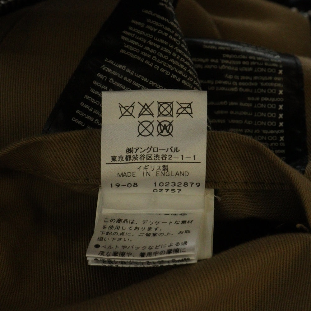 Barbour(バブアー) FOR MARGARET HOWELL ジップアップ オイルドジャケット ブラック 579-9210002