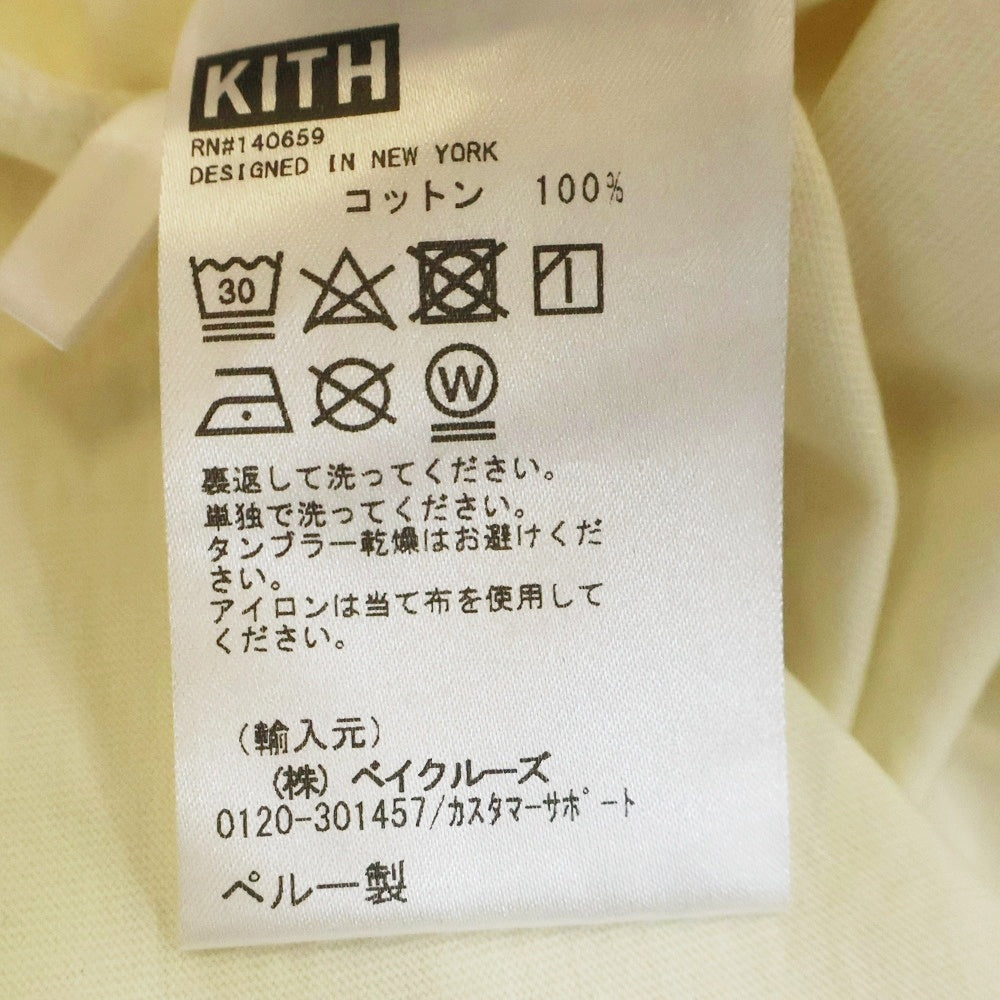 KITH(キス) Aaliyah At Your Best Vintage Tee フロントプリント クルーネック 半袖Tシャツ ホワイト