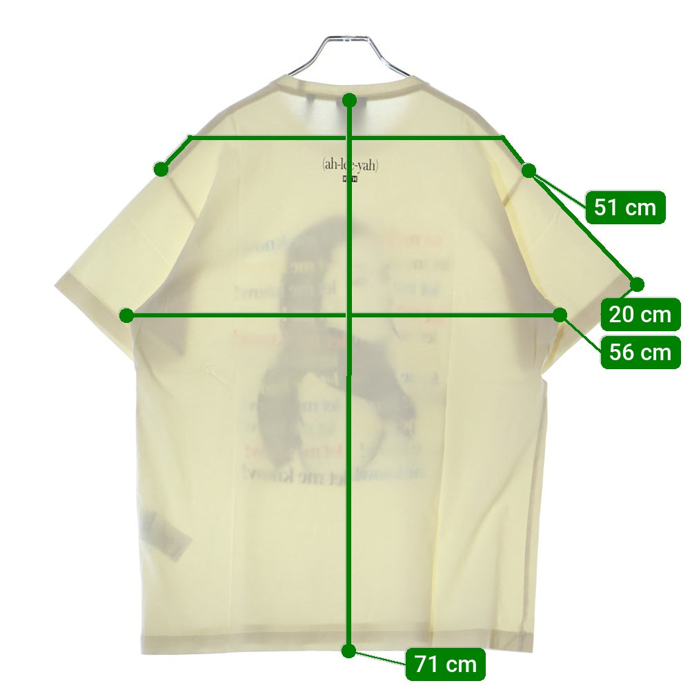 KITH(キス) Aaliyah At Your Best Vintage Tee フロントプリント クルーネック 半袖Tシャツ ホワイト
