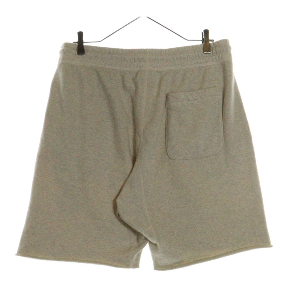 SAINT MICHAEL(セントマイケル) 24SS フロント SAINTプリント スウェット ハーフパンツ ベージュ WDS-O-ESS-24-Q4-WAF-02