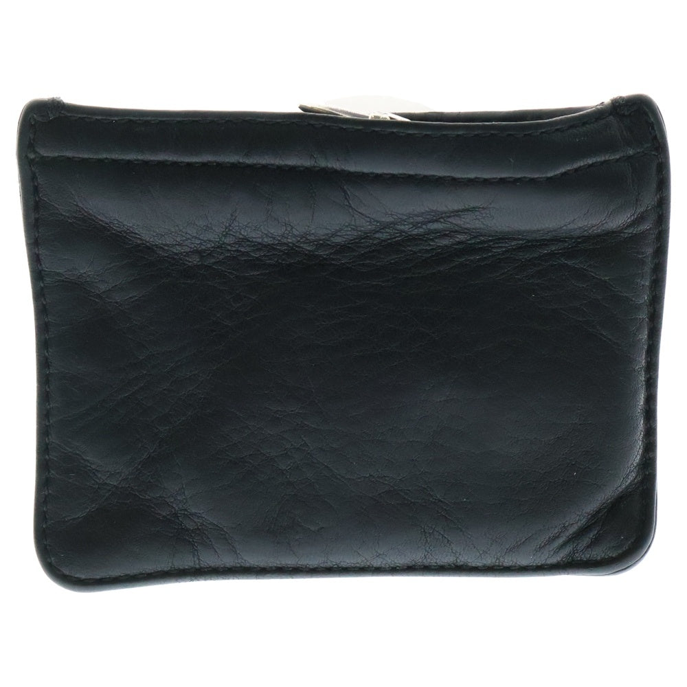 CHROME HEARTS(クロムハーツ) ZPR CHNG PURSE チェンジパース ダガージップ コインケース レザー ブラック