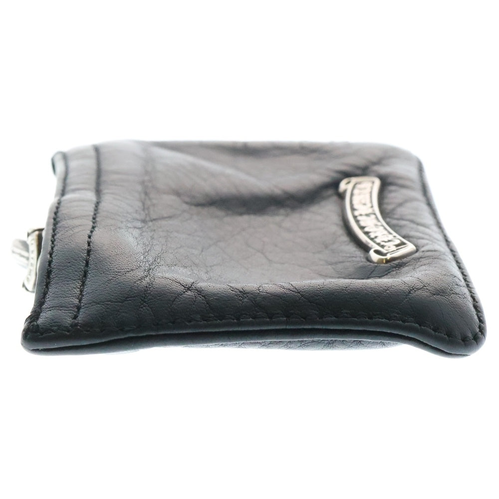 CHROME HEARTS(クロムハーツ) ZPR CHNG PURSE チェンジパース ダガージップ コインケース レザー ブラック