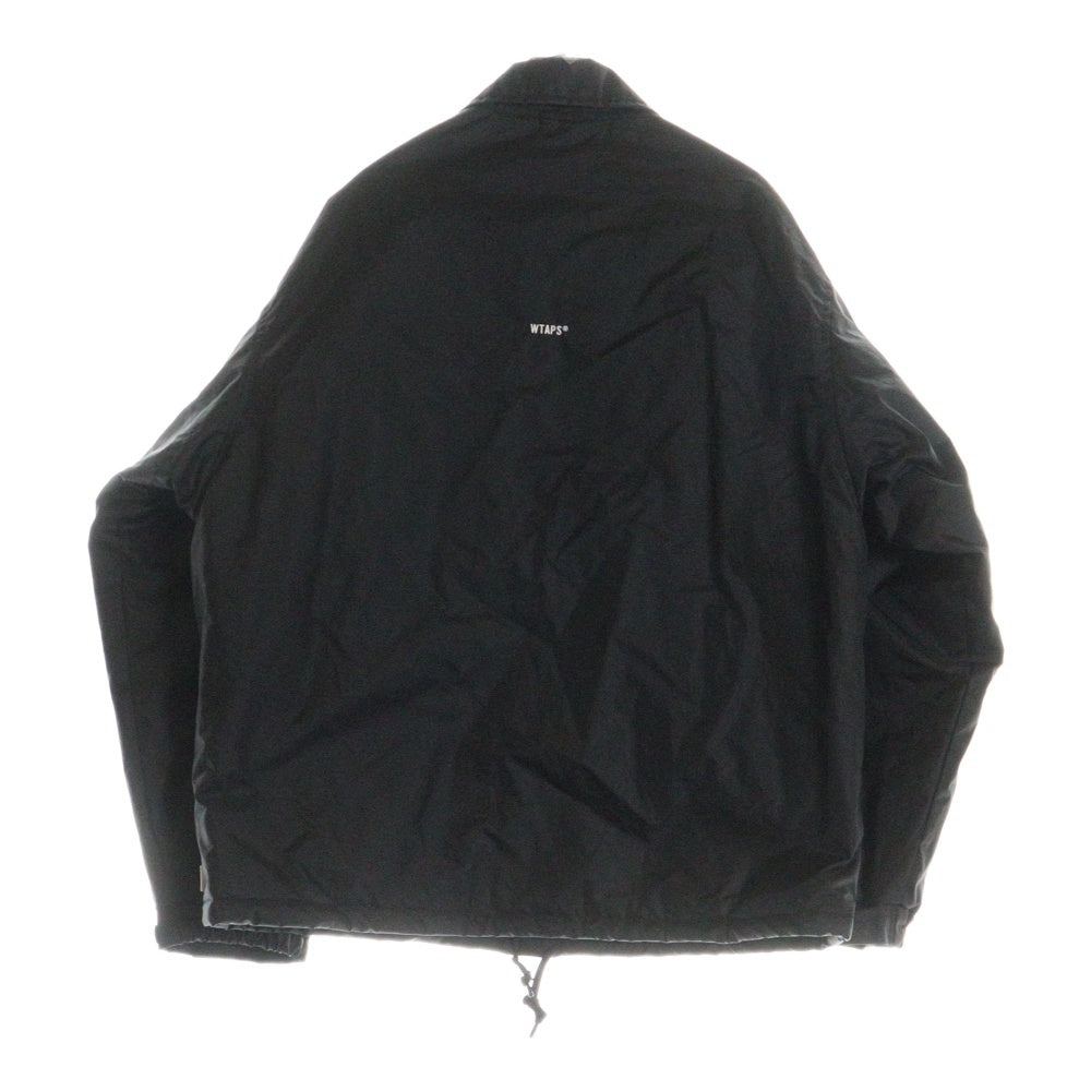 WTAPS(ダブルタップス) 24AW MC JACKET NYLON OXFORD エムシージャケット ナイロン コーチジャケット ブラック 242TQDT-JKM01